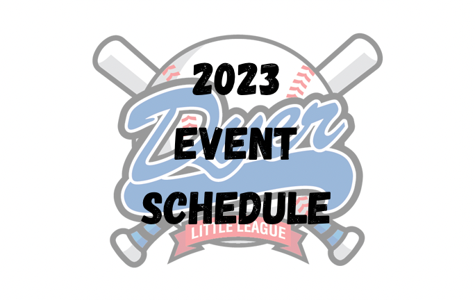2023 Schedule of Events 